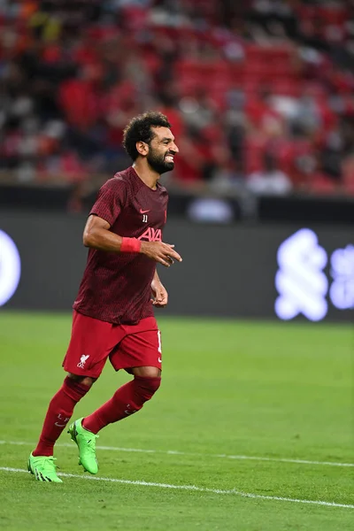 Kallang Singapore 15Jul2022 Mohamed Salah Player Liverpool Action Pre Season — ストック写真