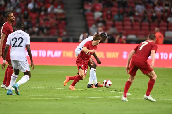 Kallang Singapore 15Jul2022 Leighton Clarkson Player Liverpool Action Pre Season — Foto de Stock