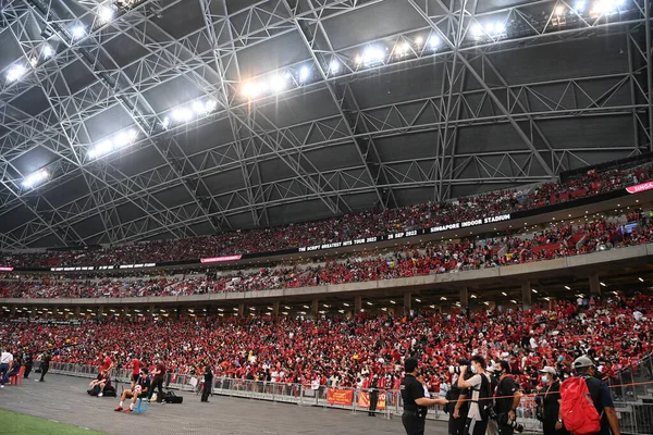Kallang Singapore 15Th July 2022 Unidentified Fan Liverpool Action Pre — 스톡 사진
