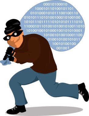 Computer crime clipart