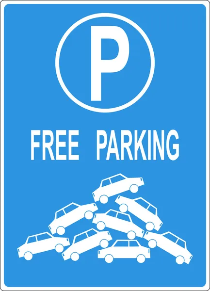 Deficit of parking space — Stock Vector