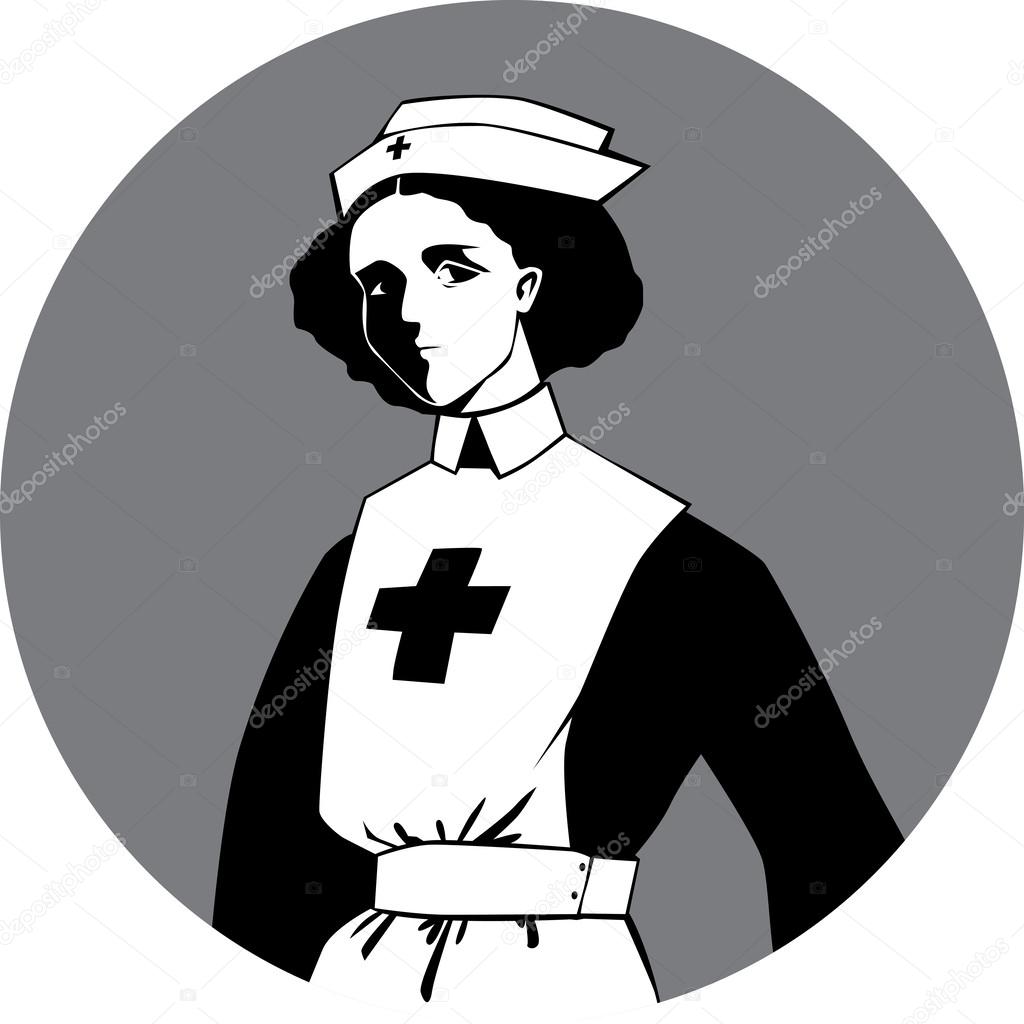 World War One Nurse Clipart