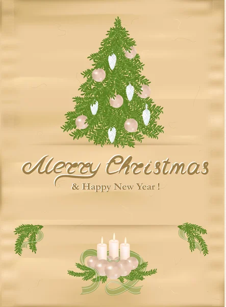 Christmas card — Stock Vector