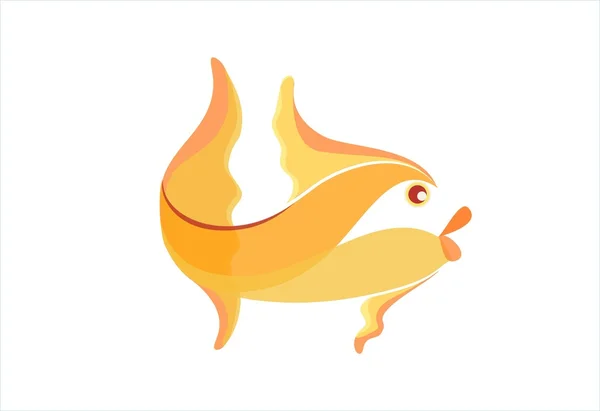 Goldfisch — Stockvektor