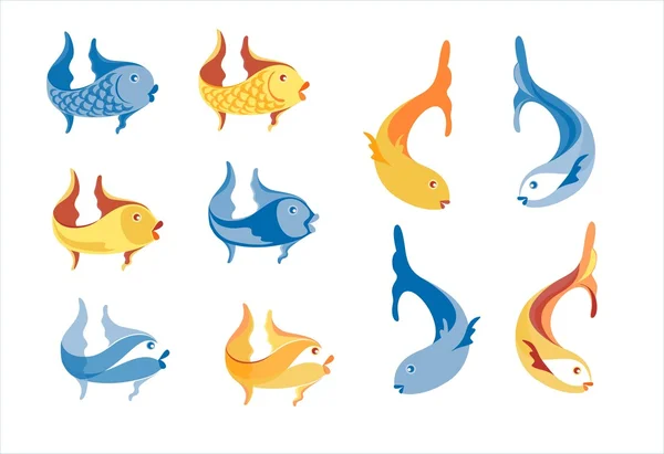 Poissons — Image vectorielle