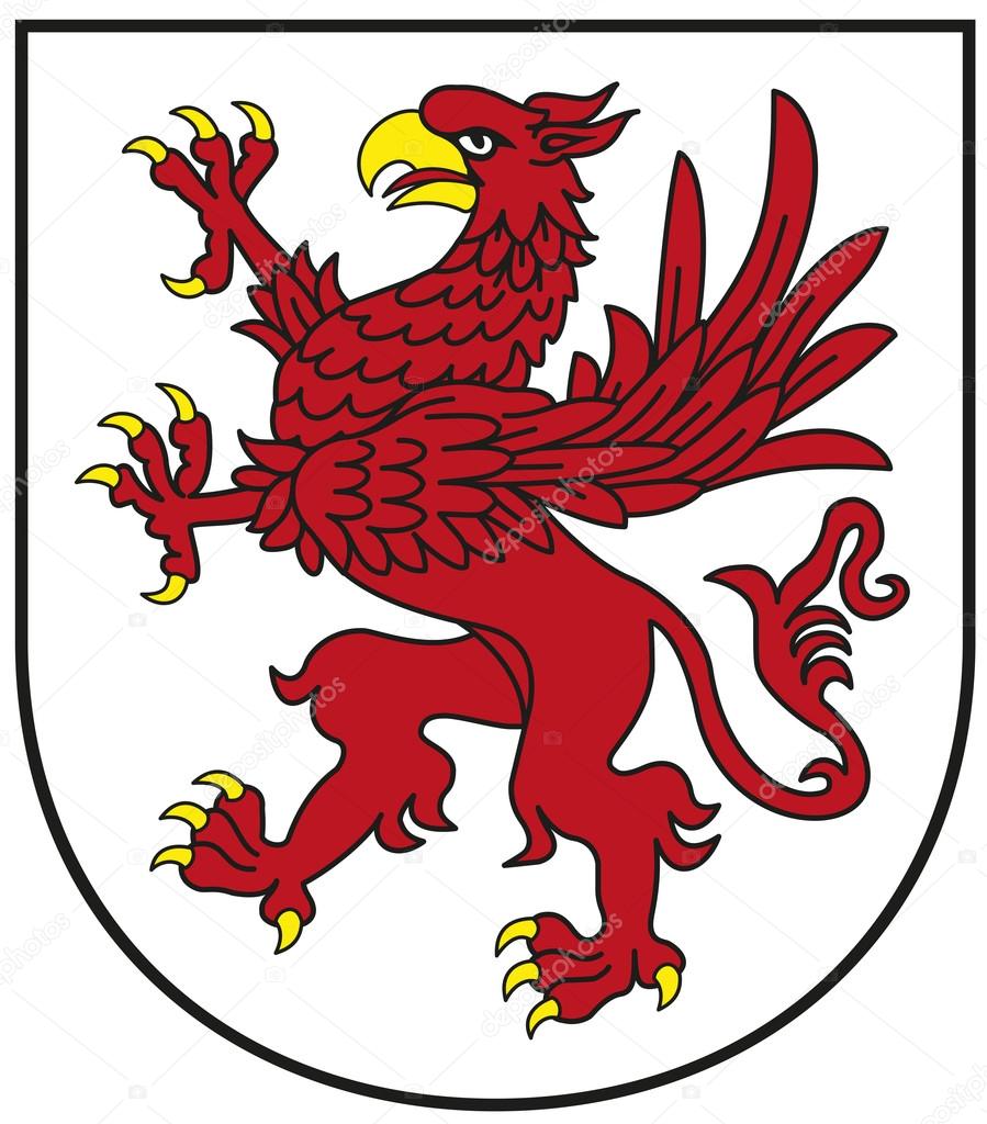 Zachodniopomorskie Province Crest - Red Griffin