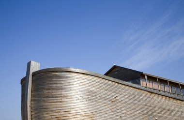 Replica of Noah's Ark build in Holland clipart