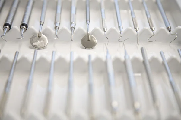 Instrumentos de um dentista — Fotografia de Stock