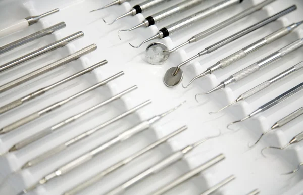 Instrumenter af en tandlæge - Stock-foto