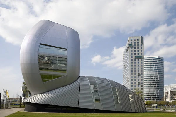 Modern exhibition building in Amsterdam,Holland — Stock Photo, Image