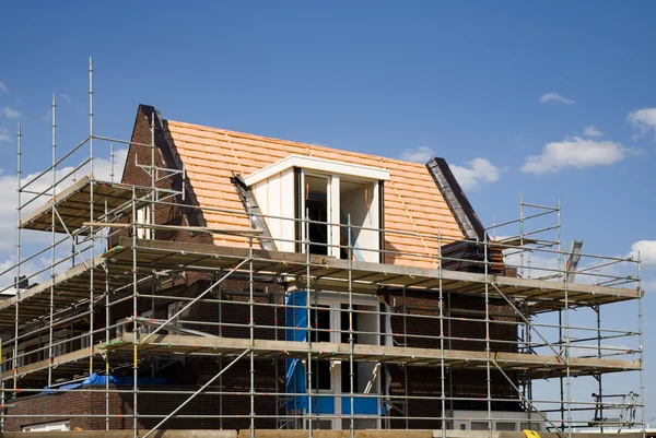 Una obra de construcción en Leusden, Holanda — Foto de Stock