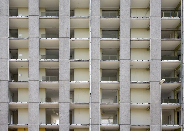 De vernietiging van een studentenhuis in utrecht, Nederland — Stockfoto