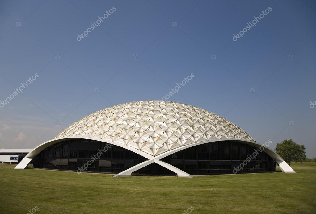 Modern designed dome building in the Netherlands Stock Photo by  ©erikdegraaf 19273009