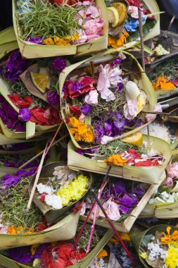 canang, tanrılara bir balinese sunan