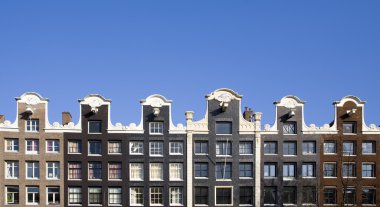 fasade canal House Amsterdam, Hollanda