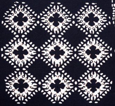 Endonezya batik tasarım detay