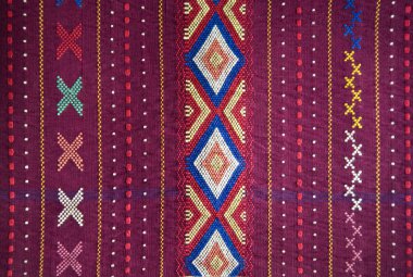 Endonezya ulos tasarımının ayrıntılarını