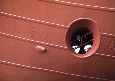 Bow thruster pervane bir tersane, gemi