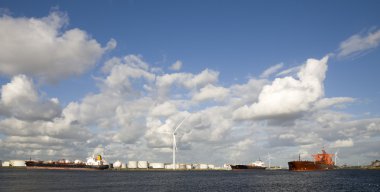 gaz tankerleri port, Amsterdam, Hollanda