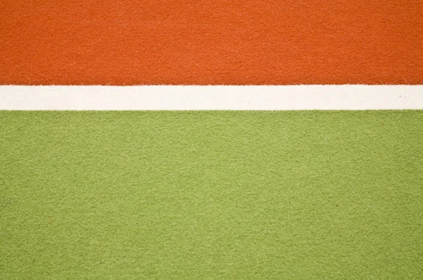 Close up of an indoor tennis court — Stock Photo, Image