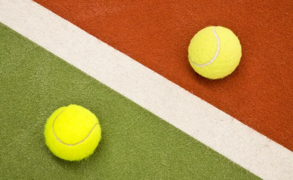 Close up of an indoor tennis court — Stock Photo, Image