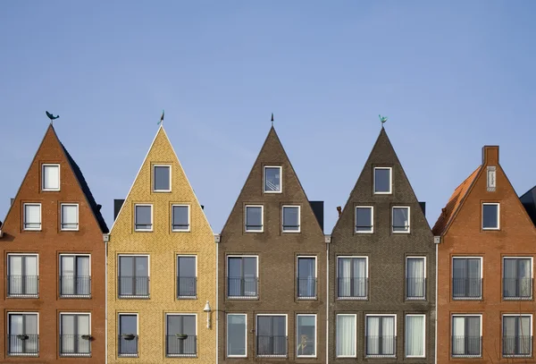 Neue häuser im traditionellen stil in vathorst, amersfoort, den Niederlanden — Stockfoto