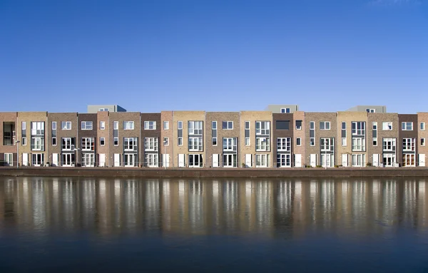 Nowe domy w leidsche rijn, utrecht, Holandia — Zdjęcie stockowe