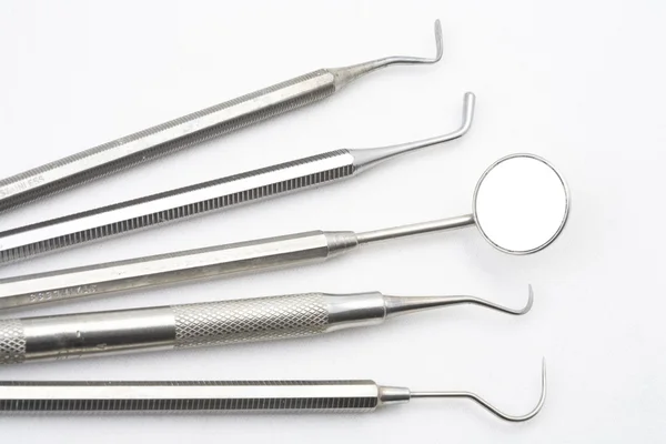 Close up of some instruments of a dentist — Stock Photo, Image