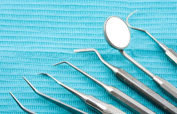 Close up of some instruments of a dentist — Stock Photo, Image