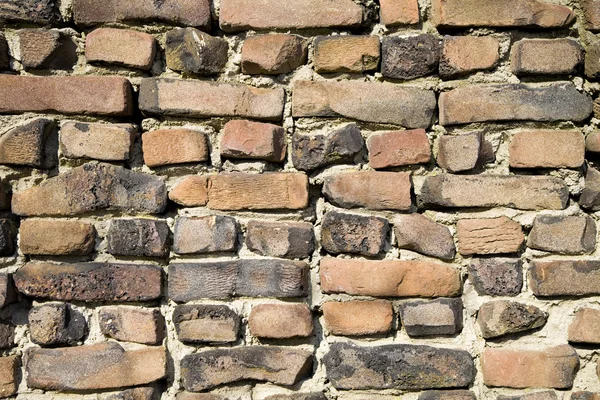Fechar a imagem de um fundo de parede de tijolo — Fotografia de Stock