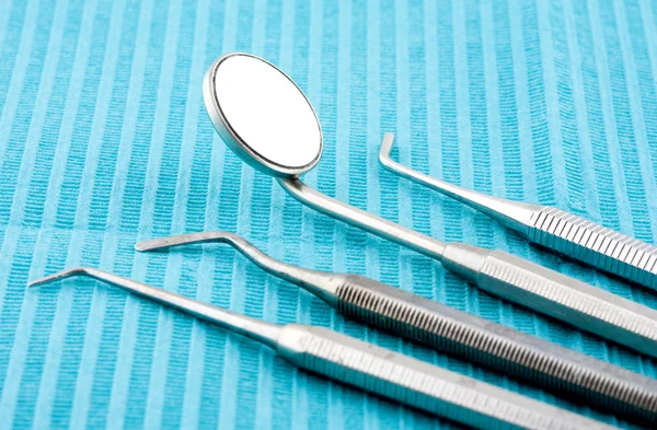Close up of some instruments of a dentist — Stock Photo, Image