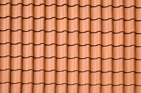 Clay tiled roof top pattern — Stock Photo, Image