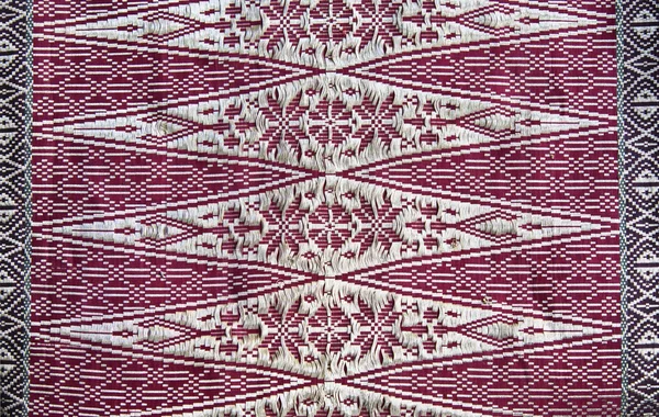 Detail of a Songket from Palembang — Stock Photo, Image