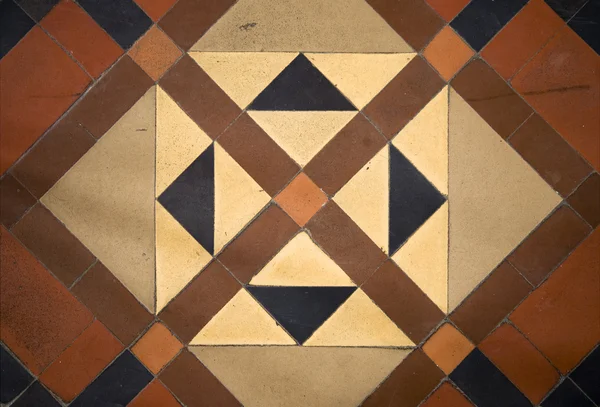 Antique tiles in the interior of the Jakarta Cathedral — Stock Photo, Image