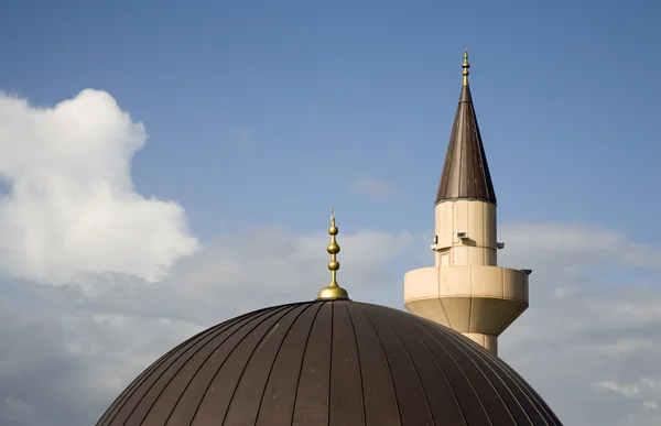 Detail of a Turkish mosque in Harderwijk, the Netherlands — Stock Photo, Image