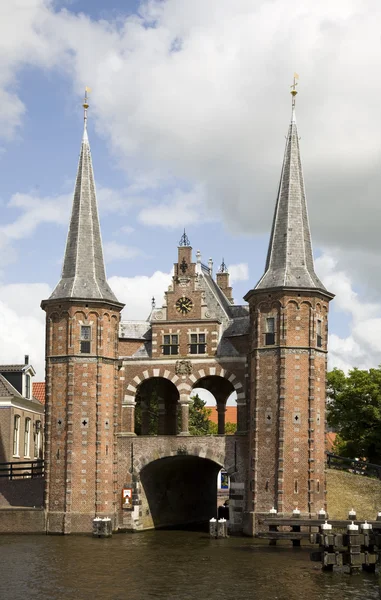 The famous watergate in Sneek — Stock Photo, Image