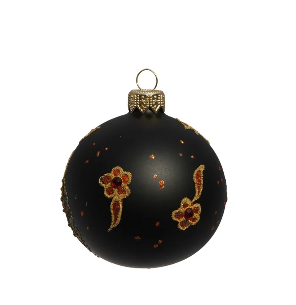 Christmas ball isolated on white with clipping path — Stock Photo, Image