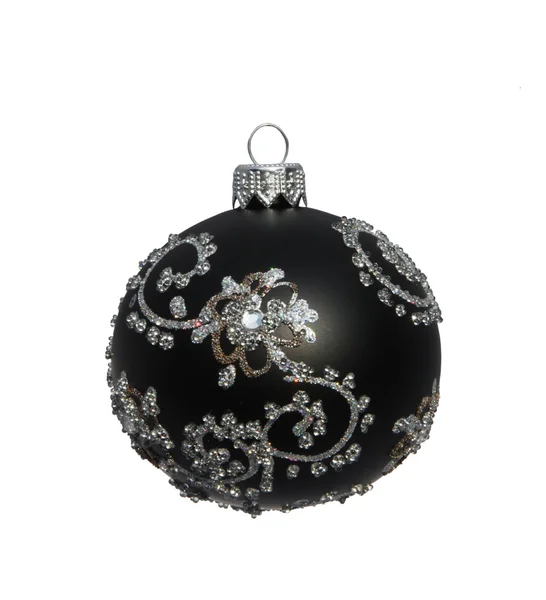 Christmas ball isolated on white with clipping path — Stock Photo, Image