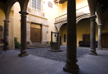 cumbalı veranda columbus evin içinde vegueta, las palmas, gran canaria