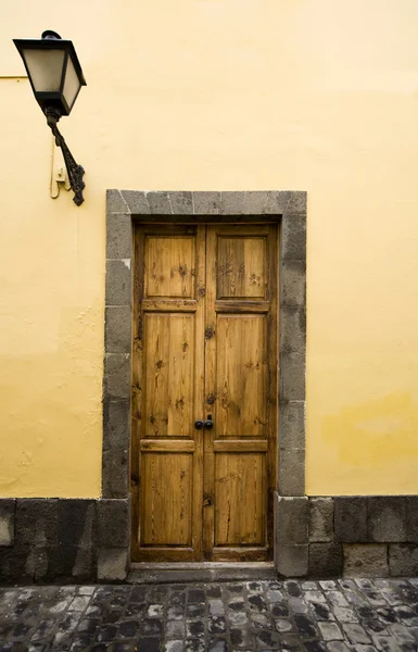 Canary Islands door in Vegueta, Las Palmas de Gran Canaria — Stock Photo, Image