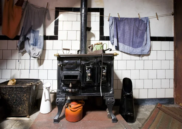 Interno di un casale abbandonato a Putten, Paesi Bassi — Foto Stock