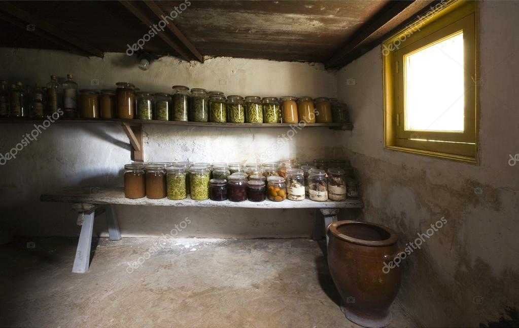 Old cellar in an abandoned farm house in Putten, the Netherlands