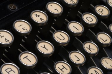 bir antika Daktilo klavye