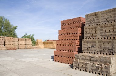 yığılmış tuğla tuğla fabrikası