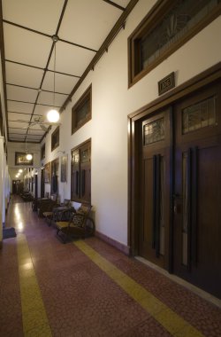 koridor solo, Endonezya art deco tarzında bir otel
