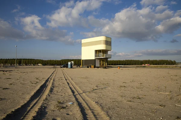 Eine baustelle in almere, den Niederlanden — Stockfoto