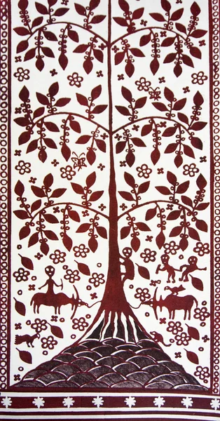 Traditionell textil av tana toraja — Stockfoto