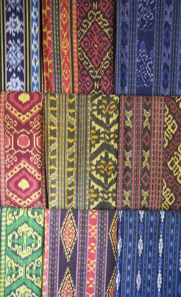 Tessuto tradizionale di Lombok, Indonesia — Foto Stock