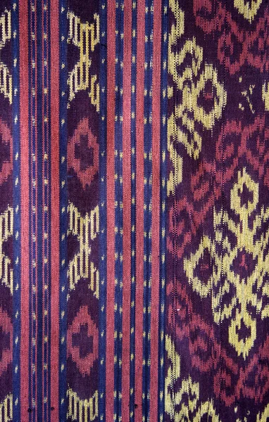 Traditionell textil i lombok, Indonesien — Stockfoto