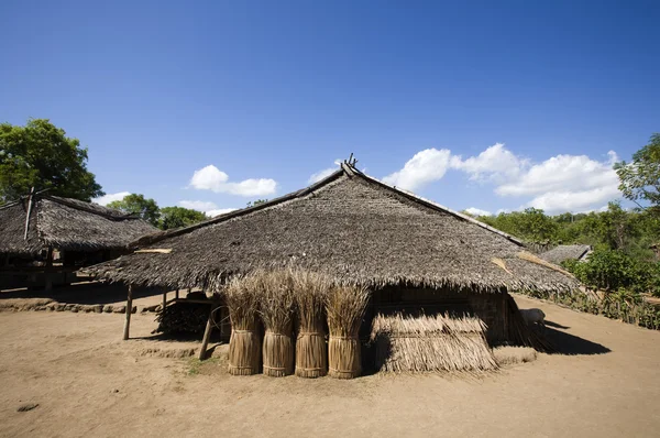 Traditionelles dorf in lombok, indonesien — Stockfoto